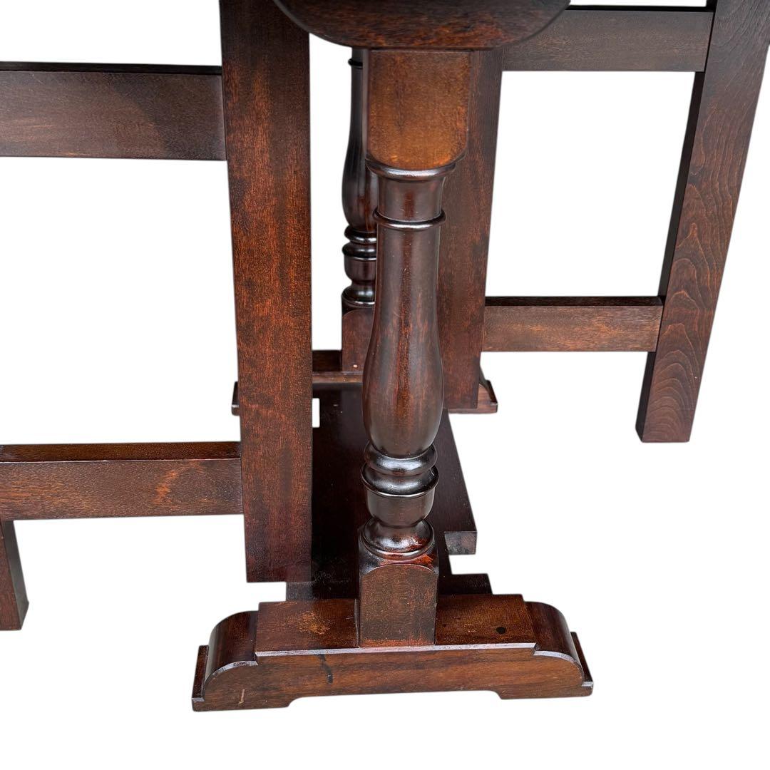 HR843 松本民芸家具　ミズメザクラ無垢　「28型」バタフライ　刻印有