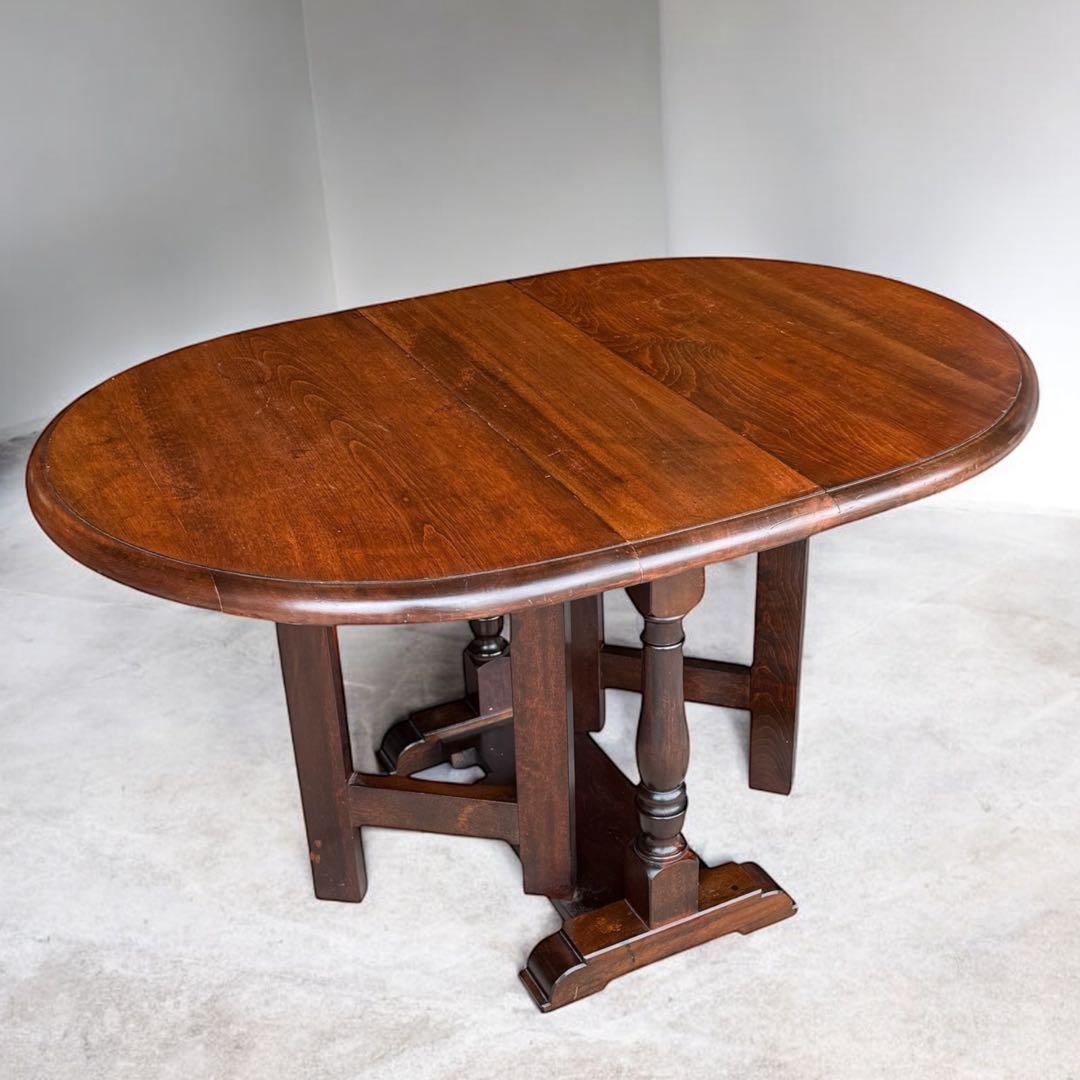 HR843 松本民芸家具　ミズメザクラ無垢　「28型」バタフライ　刻印有