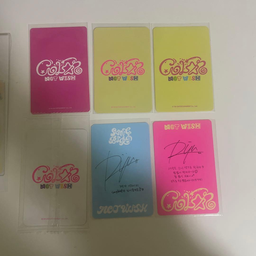 nct wish リョウ ラキドロ トレカ フォトカードスリーブ - メルカリ