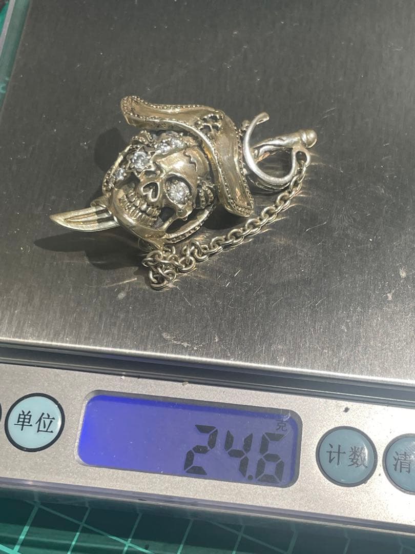 925、海賊ペンダントトップ、24.6g