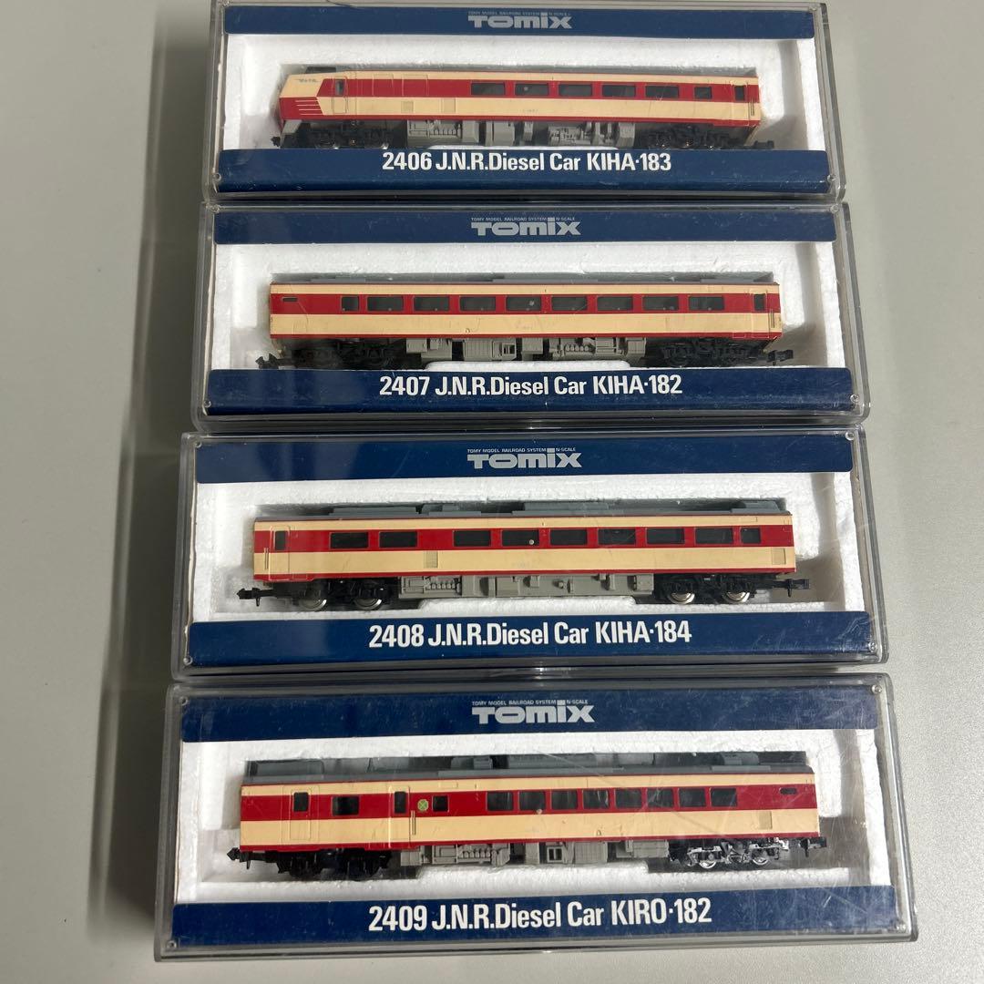 TOMIX ゲージ 国鉄キハ182 183 184形 ディーゼル車両 4両セット