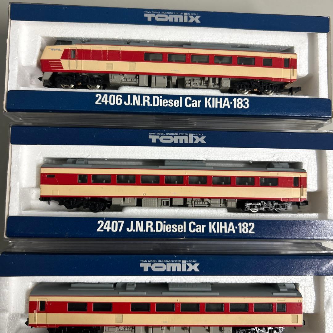 TOMIX ゲージ 国鉄キハ182 183 184形 ディーゼル車両 4両セット