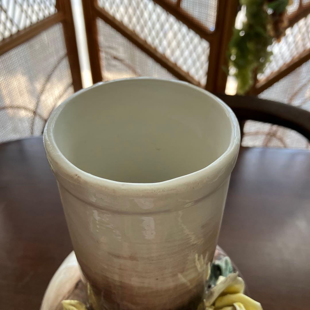 BASSANO 陶花 花瓶 イタリア - メルカリ