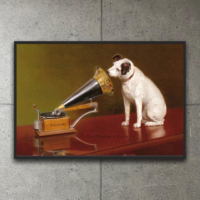 額装品/His Master's Voice/バラウド/ニッパー/ビクター犬 - メルカリ