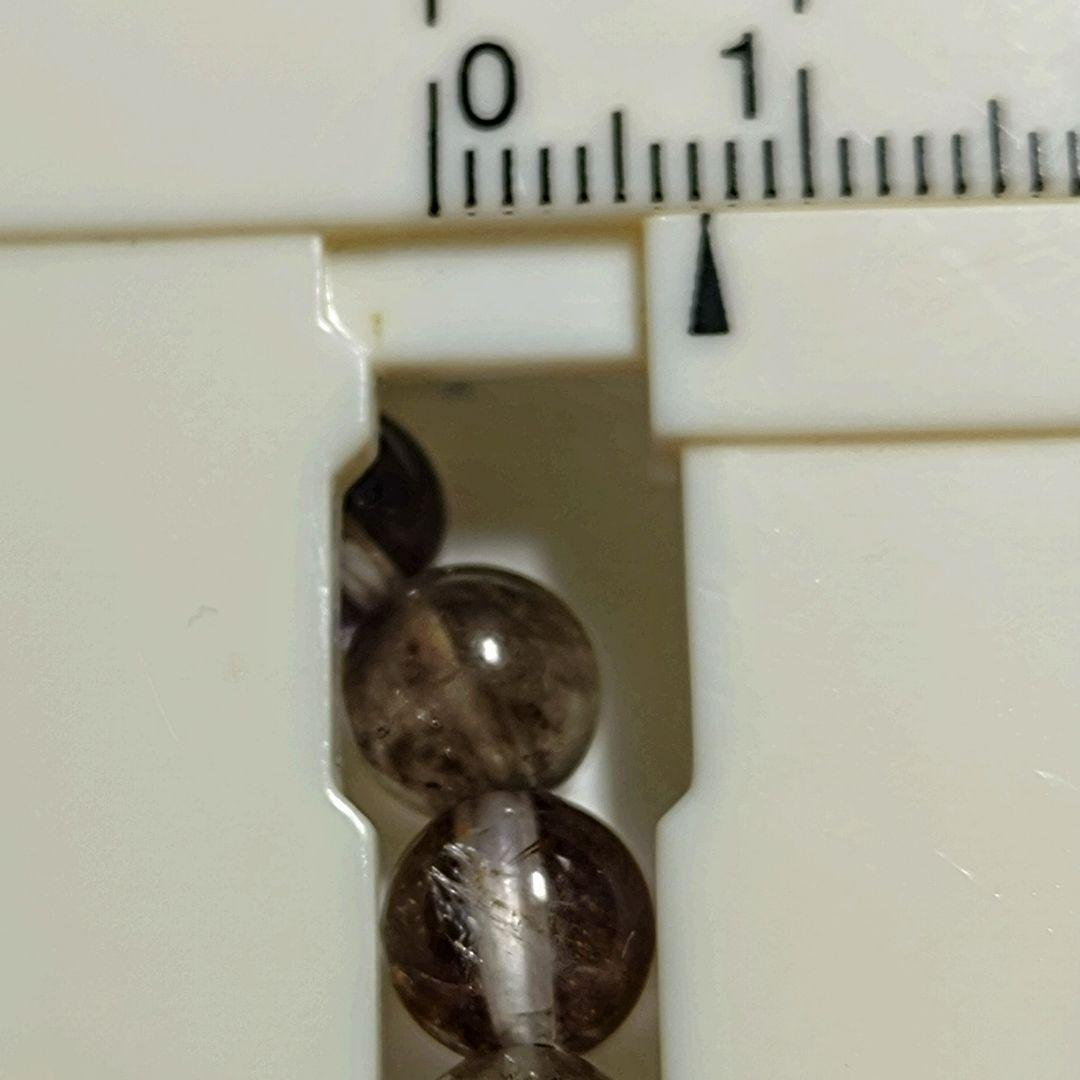 ★スモーキースーパーセブン 7.2ミリ珠ブレスレット(SA)