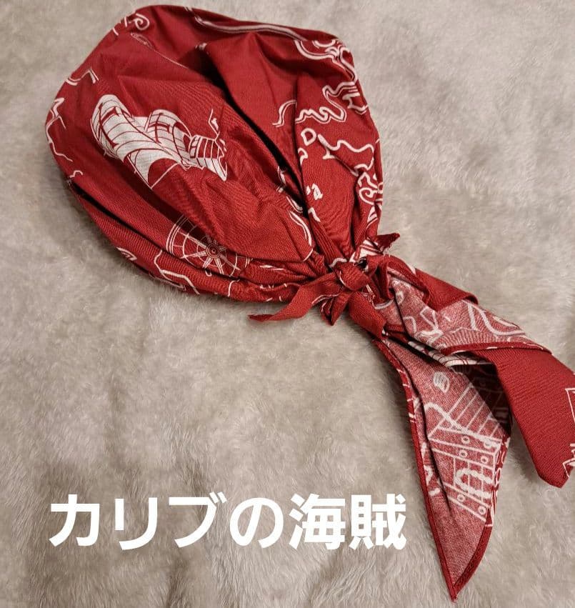ディズニーランド カリブの海賊 バンダナ - メルカリ