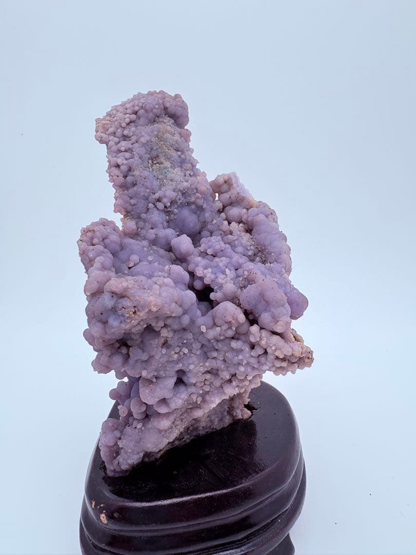 ✨希少一点物✨大型グレープアゲート原石｜玄関浄化・空間磁場・ラベンダー波動置物