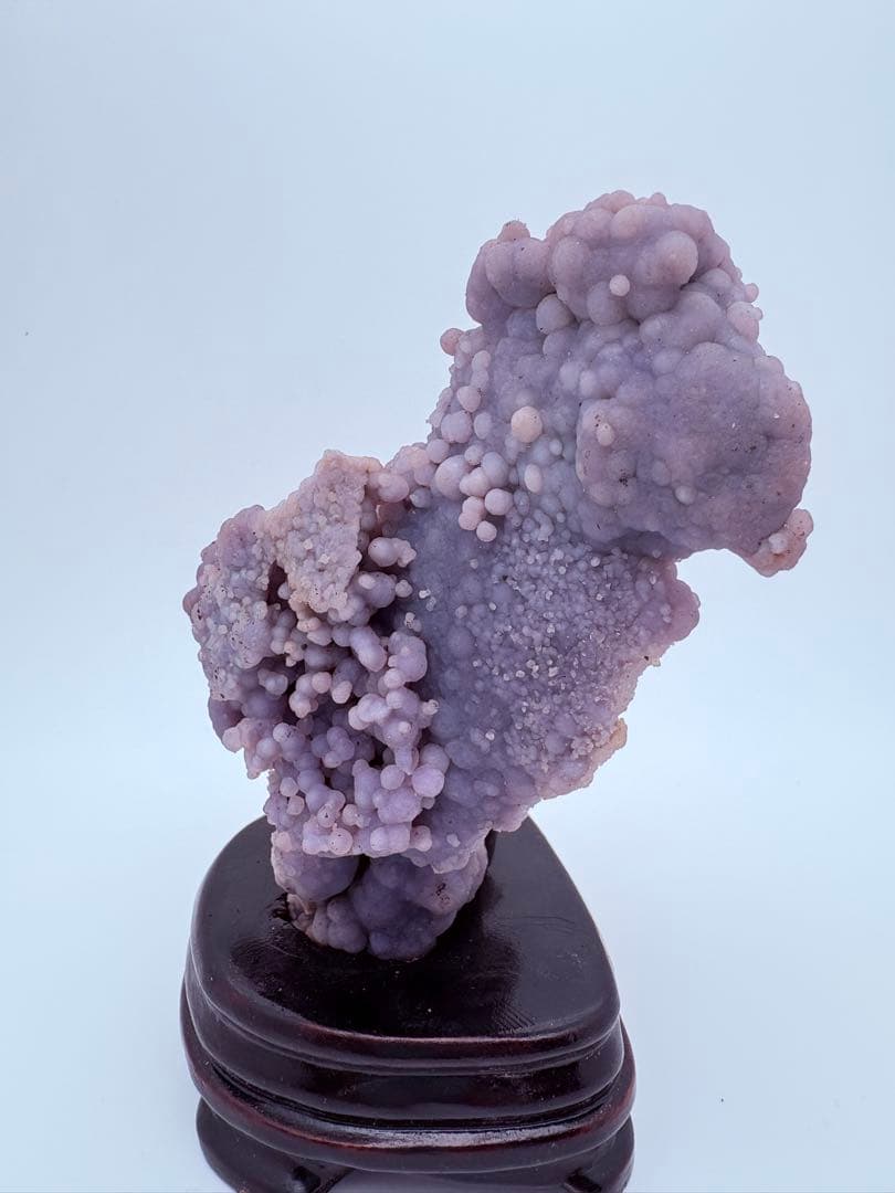 ✨希少一点物✨大型グレープアゲート原石｜玄関浄化・空間磁場・ラベンダー波動置物