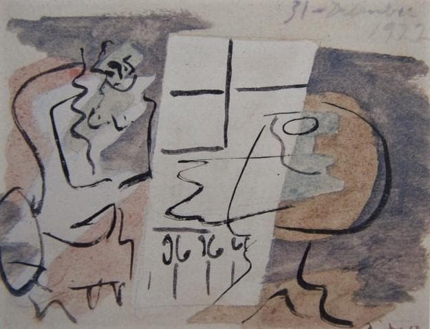 飯田史朗、【眞夏のヴェネツィア】、希少な額装用画集より、新品額装付