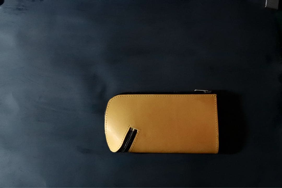 [オリジナル]J1 Zip wallet 長財布　イエロー