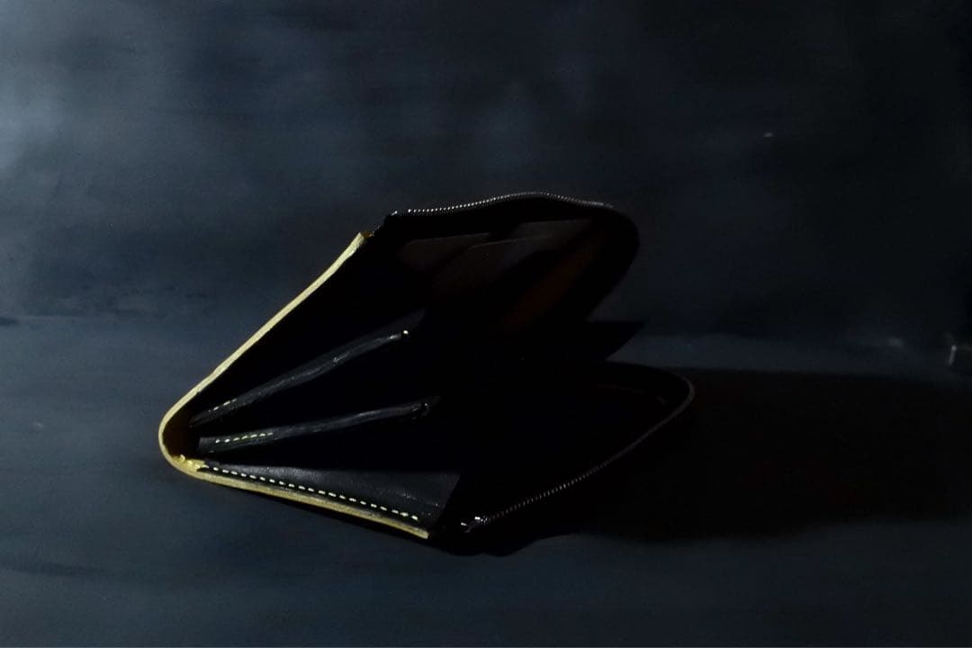 [オリジナル]J1 Zip wallet 長財布　イエロー