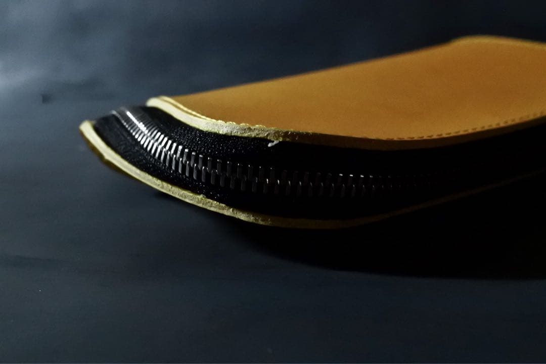 [オリジナル]J1 Zip wallet 長財布　イエロー