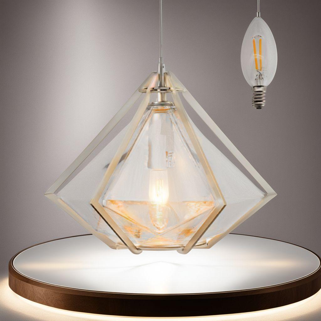 照明 オーロラのような輝き 宝石のようなペンダントライト