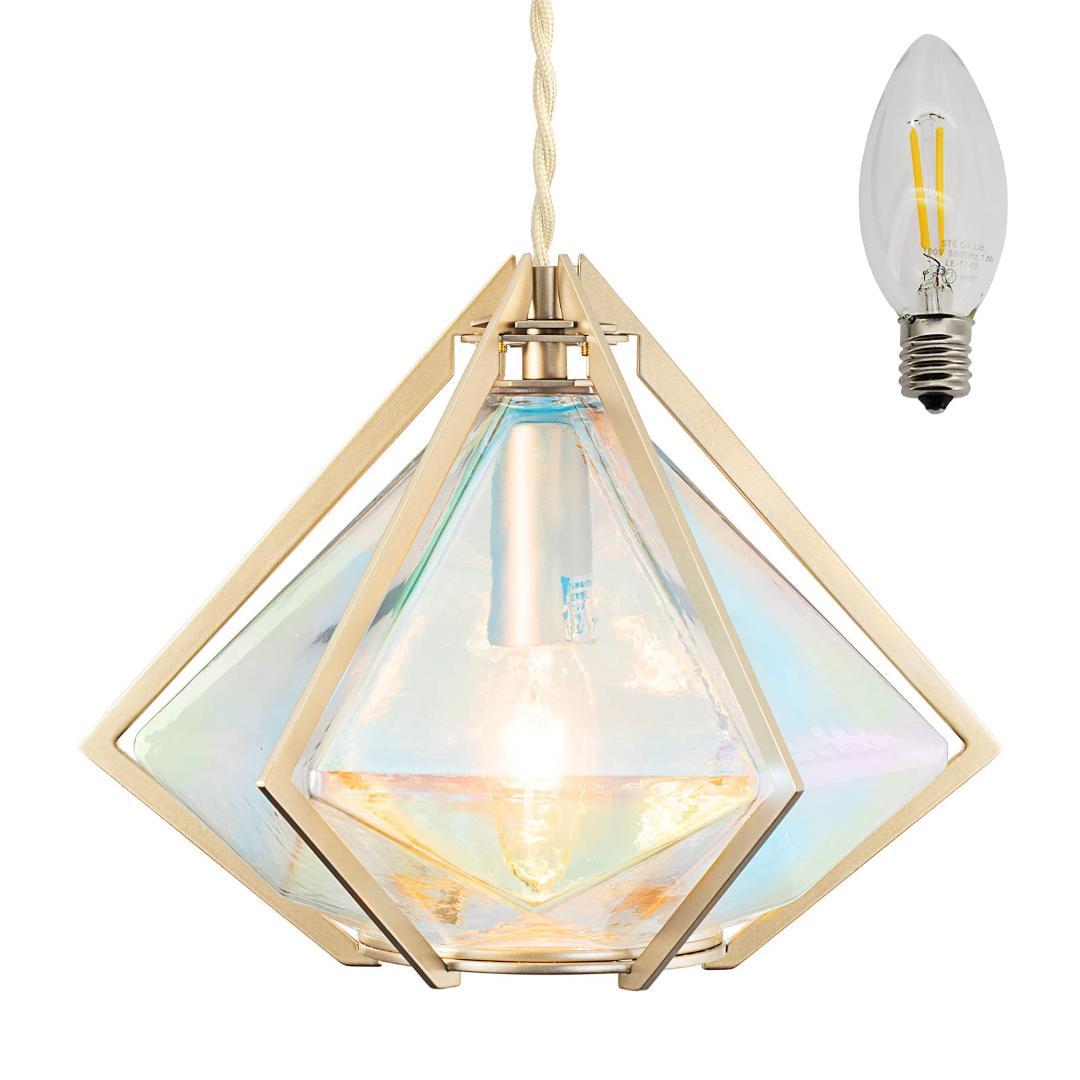 照明 オーロラのような輝き 宝石のようなペンダントライト