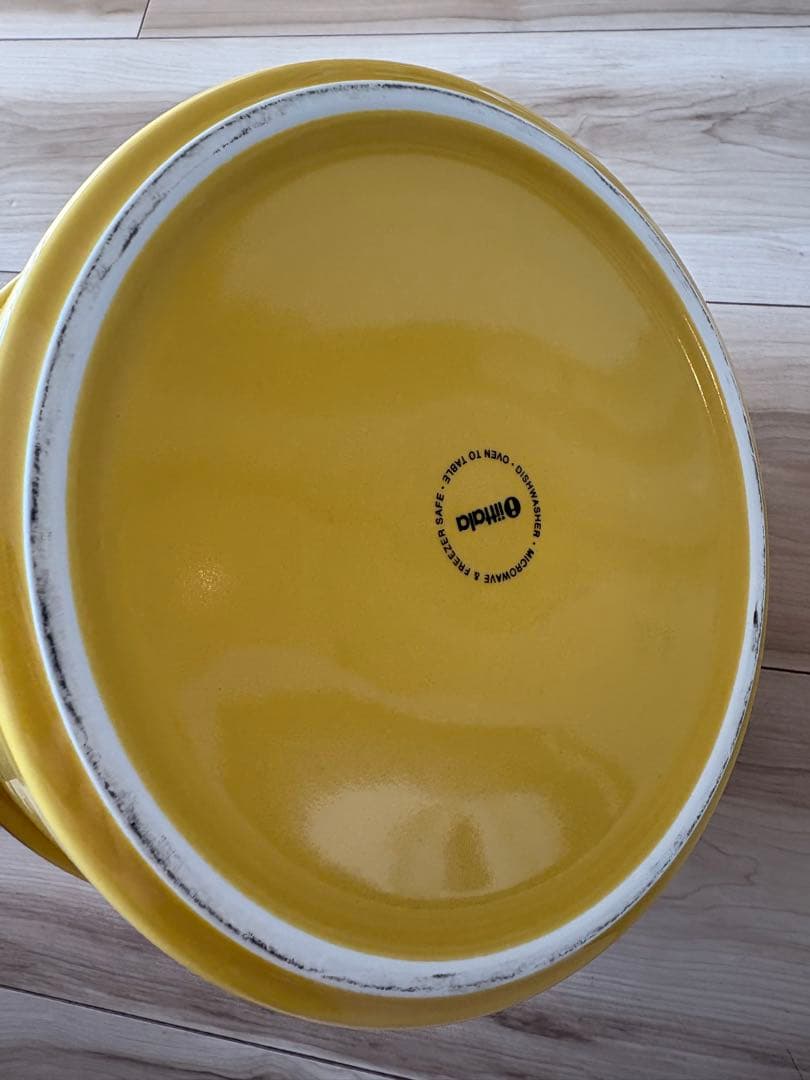 美品★イッタラ ティーマ 蓋付きポット 2.3L ハニー 現行品 北欧食器