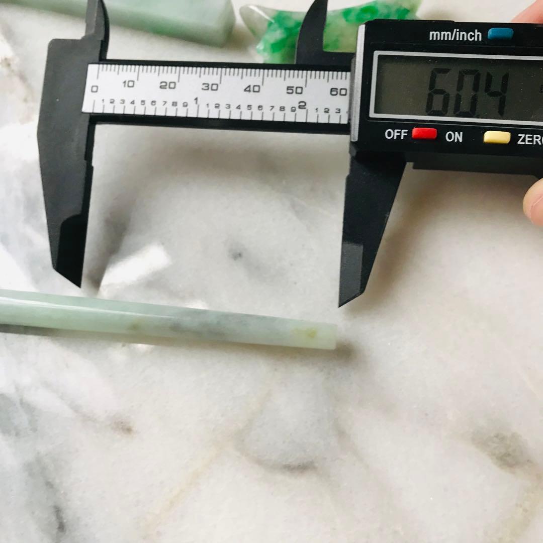 【O1190-001】翡翠　ミャンマー産　一点もの　インテリア　お箸　箸立て