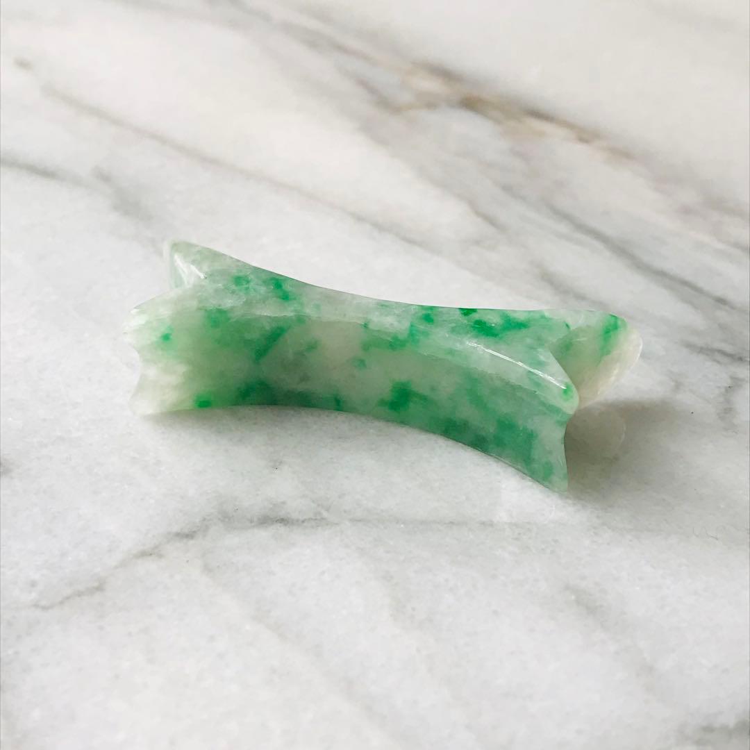 【O1190-001】翡翠　ミャンマー産　一点もの　インテリア　お箸　箸立て