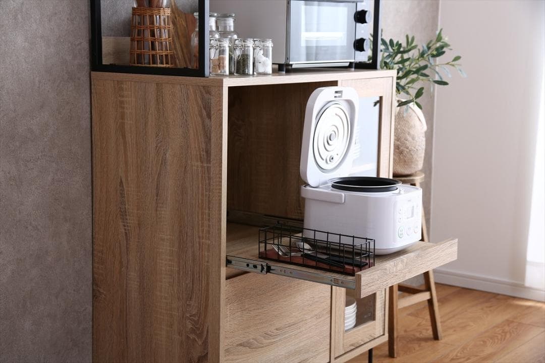 《新品・送料無料》【幅80cm】Walter オープン棚 キッチン収納