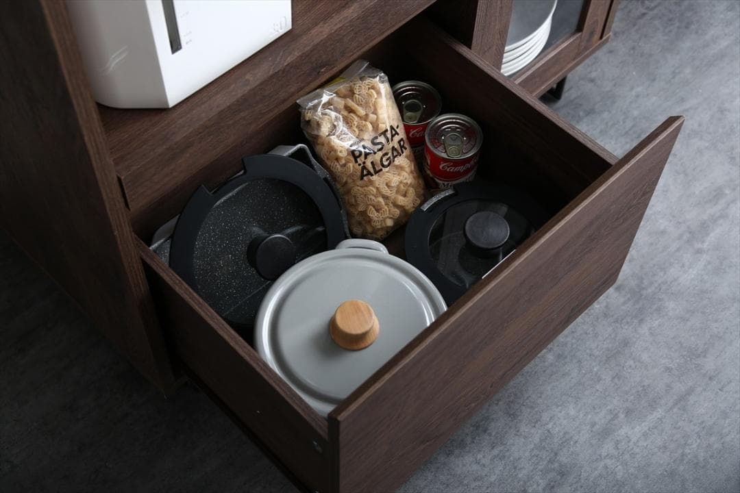 《新品・送料無料》【幅80cm】Walter オープン棚 キッチン収納