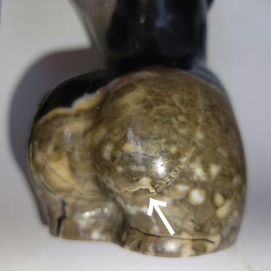 BIG　ボルケーノアゲート　火山瑪瑙　女体　モデル　裸婦像　天然石　置物