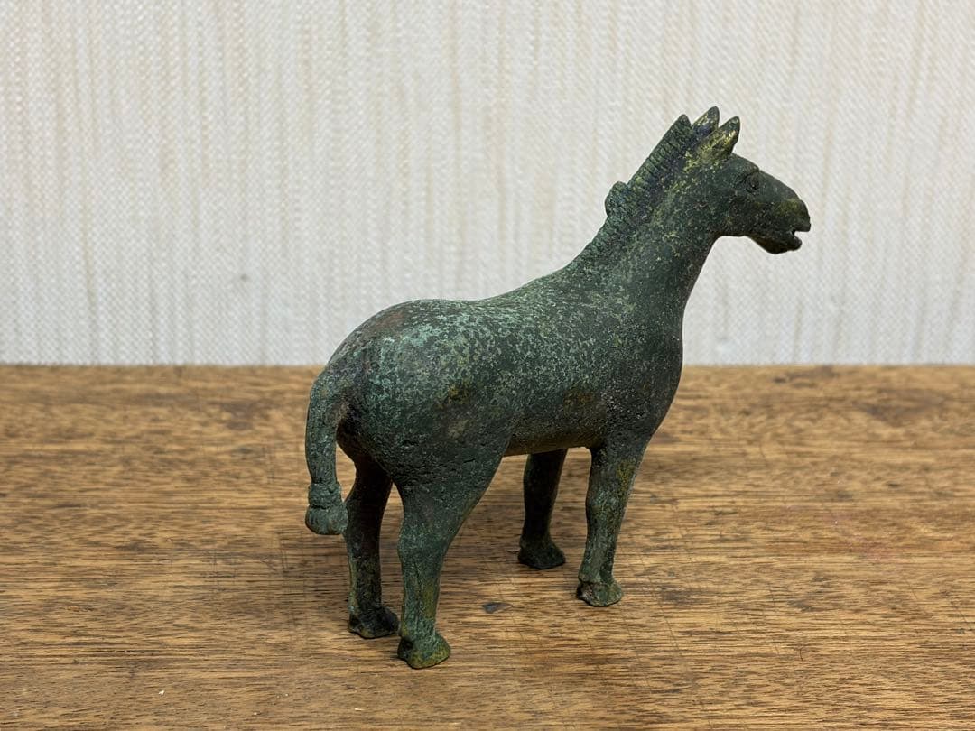 青銅製 馬の置物 約10cm