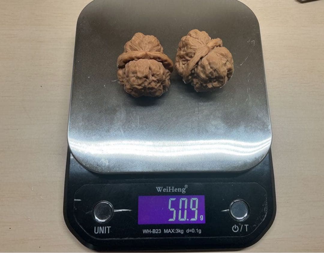 文玩堂：延慶ハマトウ胡桃 超特大サイズ 腹部47mm