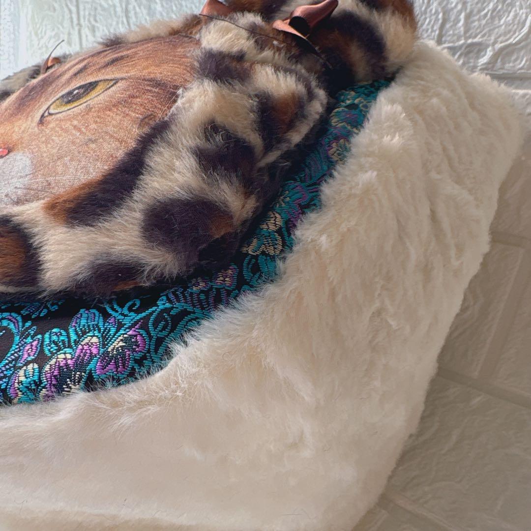 牡*定様 コヤンイサムチョン　トートバッグ　たっぷり　大きめ　ヒョウ柄