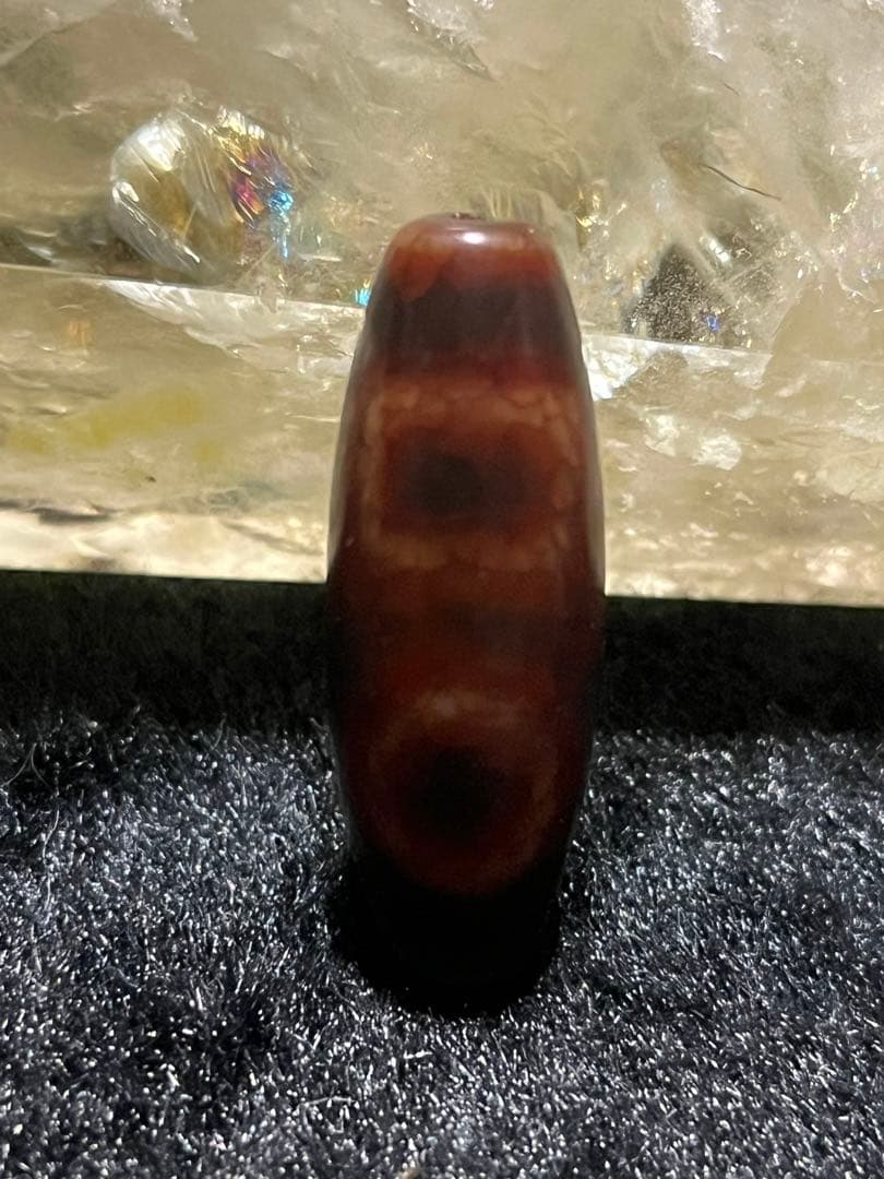 開光済☆ 雙天地天珠　希少