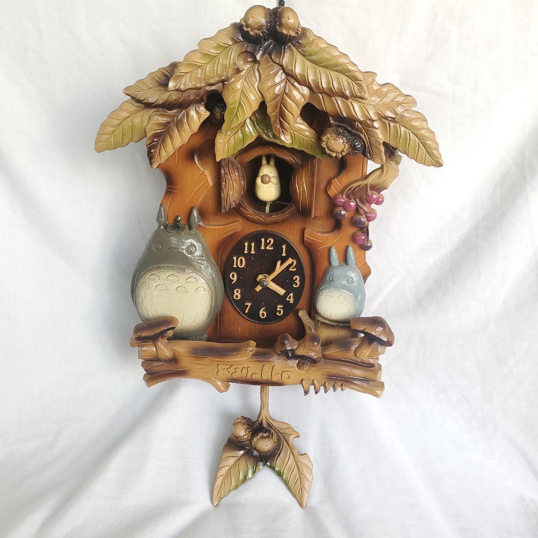 希少 当時物 となりのトトロ 掛け時計 からくり時計 アニメーション