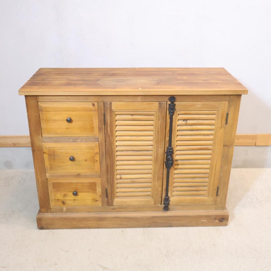 クラッシュゲート 古木材 LUCE サイドボード キャビネット インダストリー