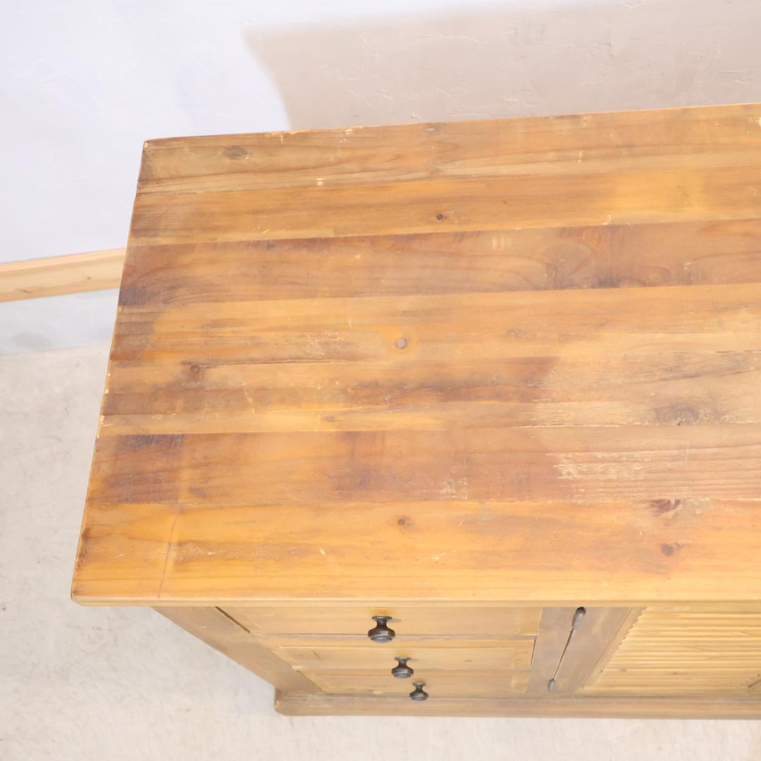 クラッシュゲート 古木材 LUCE サイドボード キャビネット インダストリー