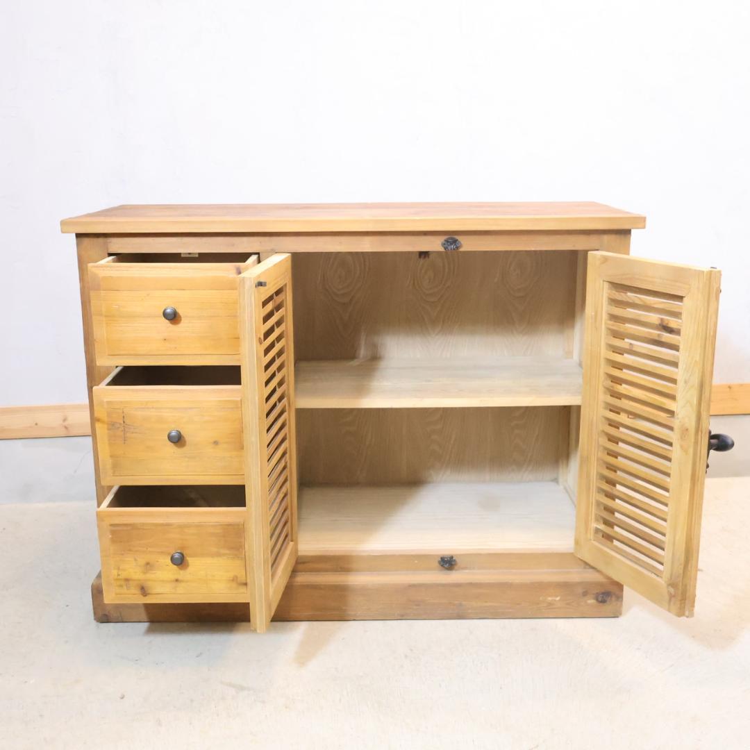 クラッシュゲート 古木材 LUCE サイドボード キャビネット インダストリー