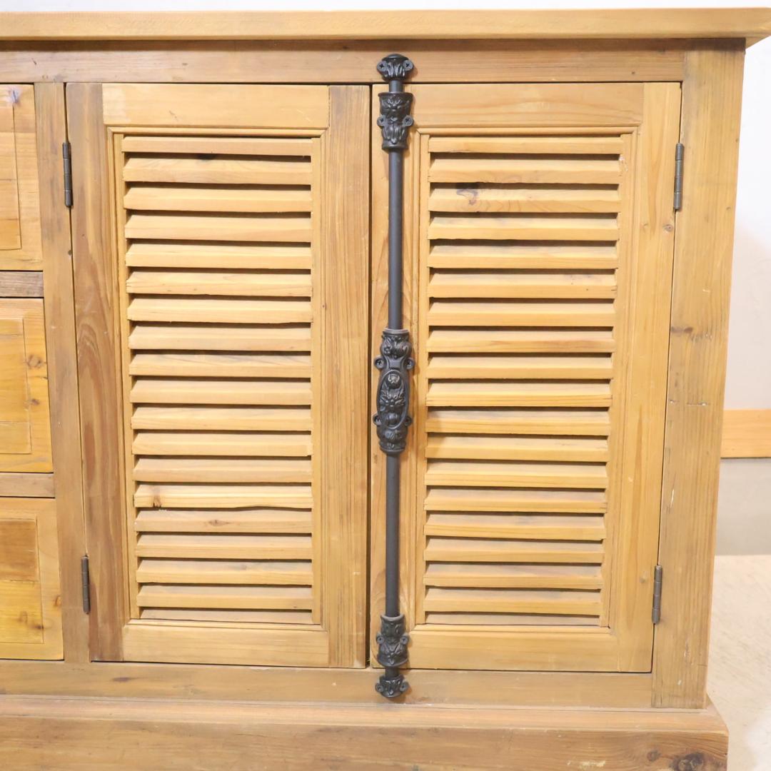 クラッシュゲート 古木材 LUCE サイドボード キャビネット インダストリー