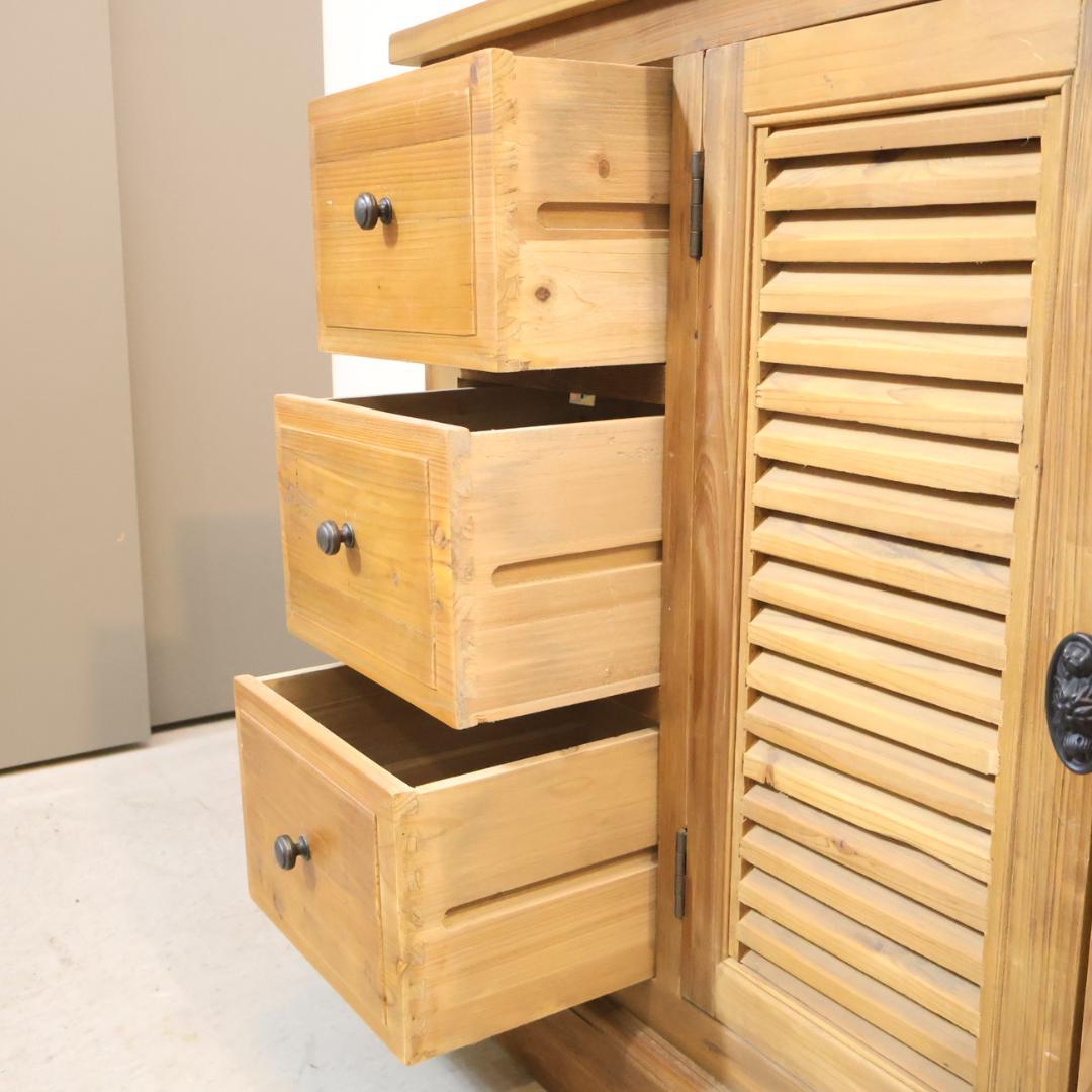 クラッシュゲート 古木材 LUCE サイドボード キャビネット インダストリー