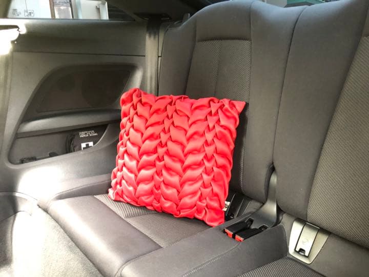 クッションカバー　【赤】