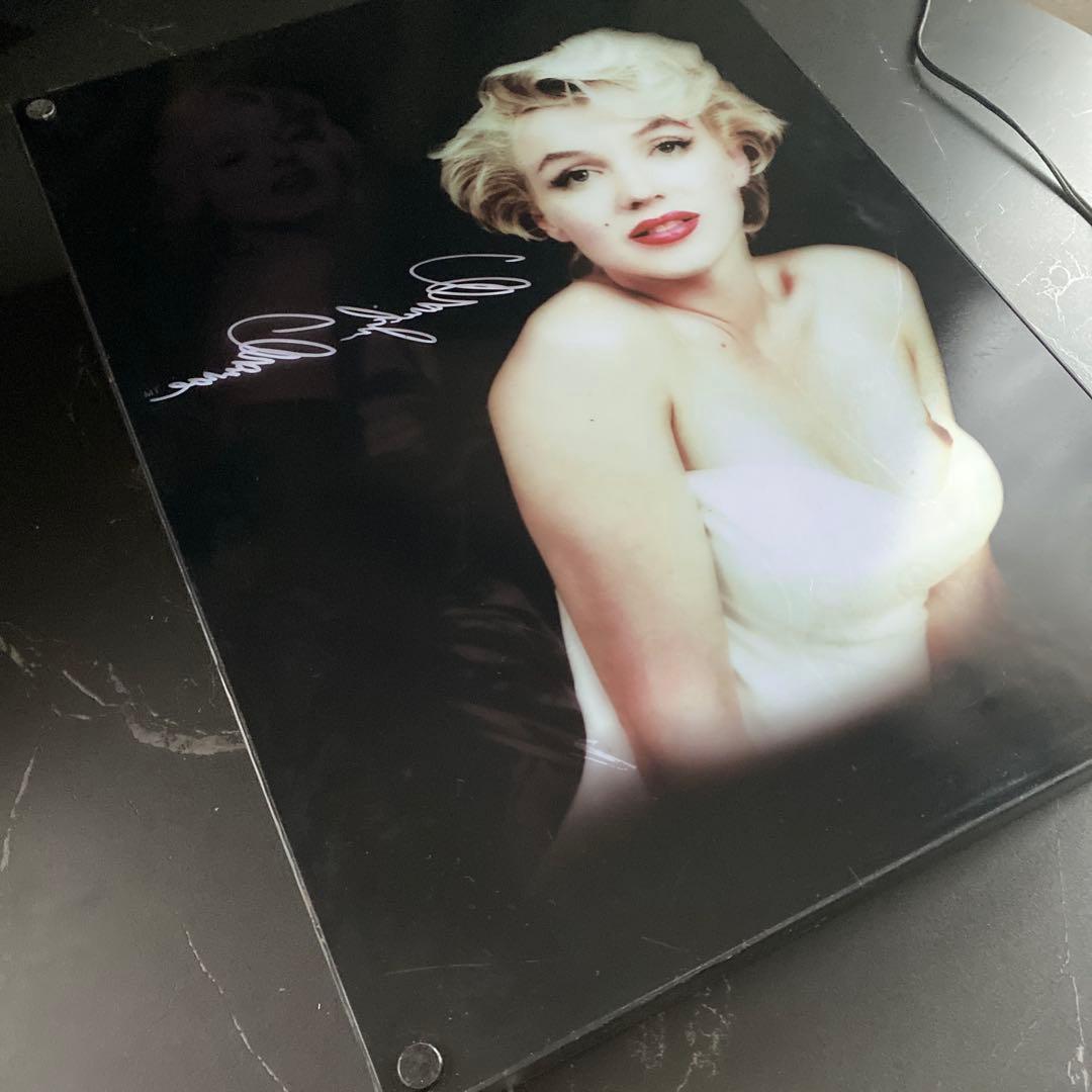 Vintage マリリンモンロー　蛍光パネル　アートパネル