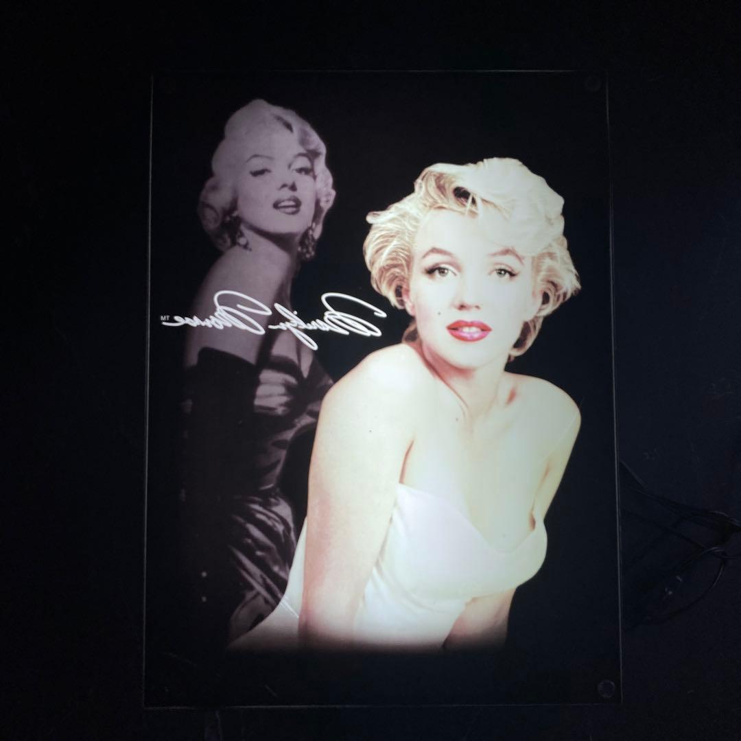 Vintage マリリンモンロー　蛍光パネル　アートパネル