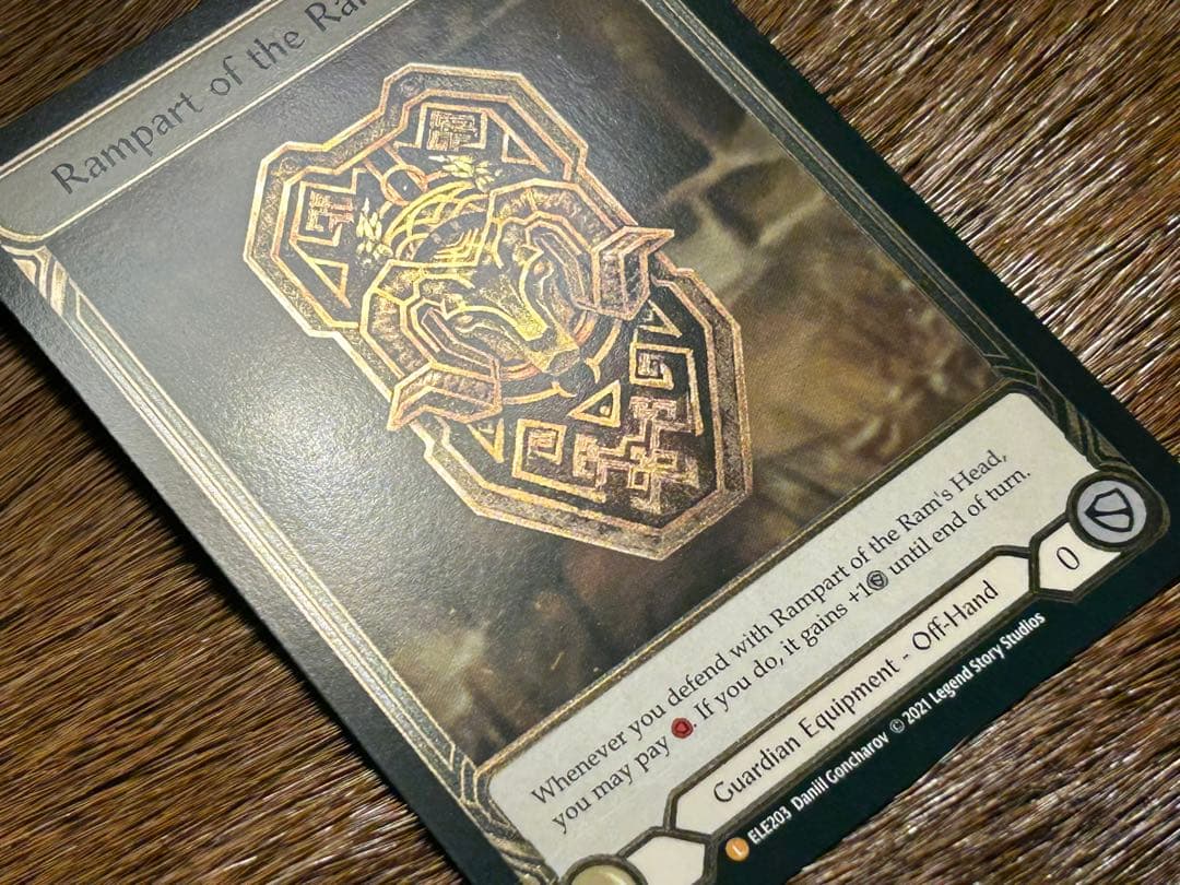 FaB Rampart of the Ram's Head 初版 CF - メルカリ