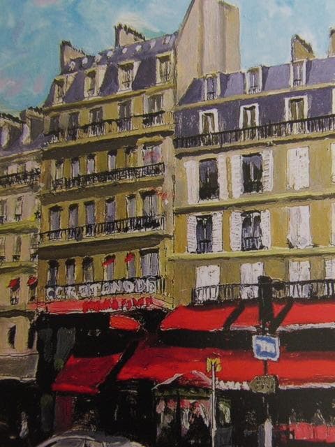 竹村忠一郎、【モンパルナスの街角『カフェ・ラ・ロトンド』】