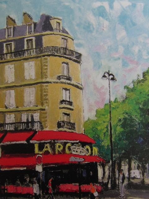 竹村忠一郎、【モンパルナスの街角『カフェ・ラ・ロトンド』】