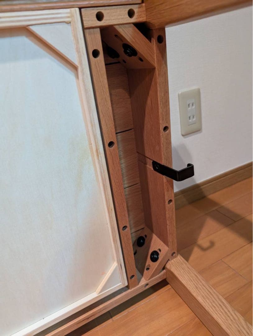 ■送料込■無印良品 MUJI 無垢材 木製デスク オーク材 事務学習机テーブル