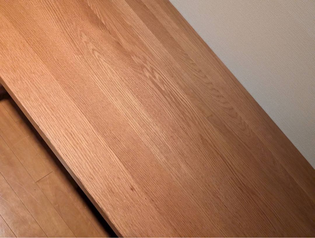 ■送料込■無印良品 MUJI 無垢材 木製デスク オーク材 事務学習机テーブル