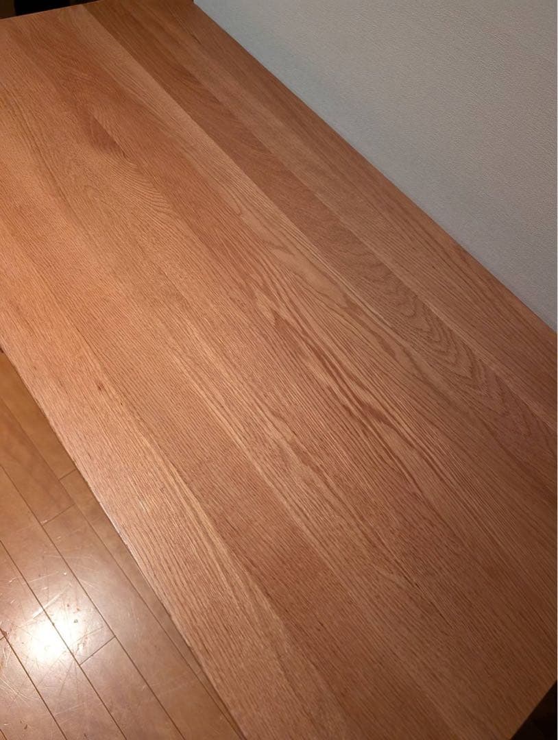 ■送料込■無印良品 MUJI 無垢材 木製デスク オーク材 事務学習机テーブル