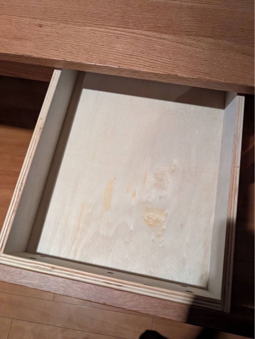 ■送料込■無印良品 MUJI 無垢材 木製デスク オーク材 事務学習机テーブル