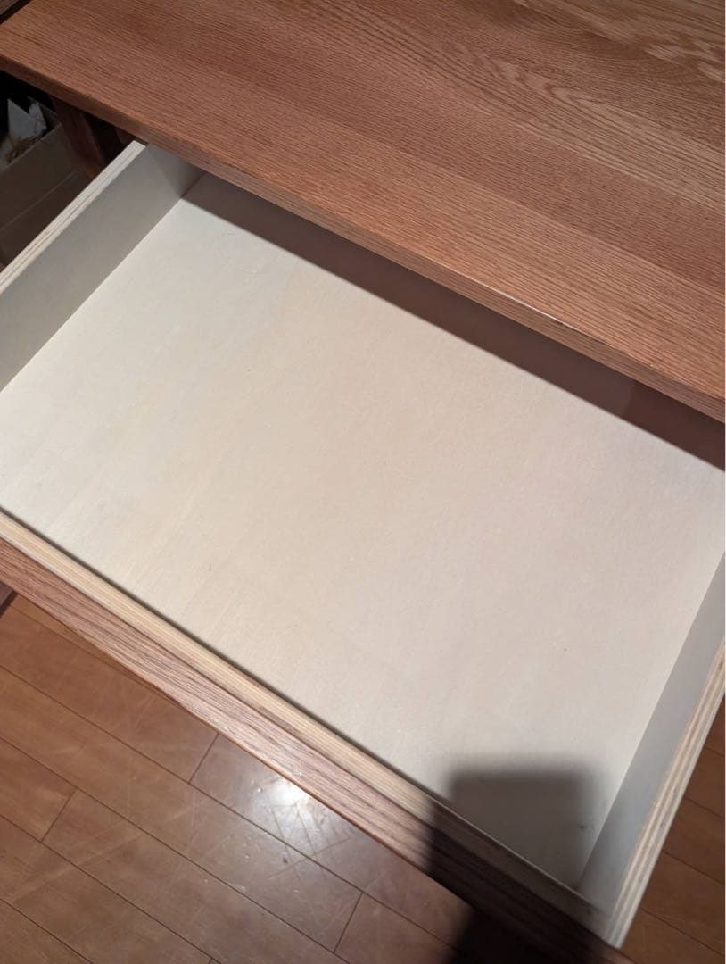 ■送料込■無印良品 MUJI 無垢材 木製デスク オーク材 事務学習机テーブル