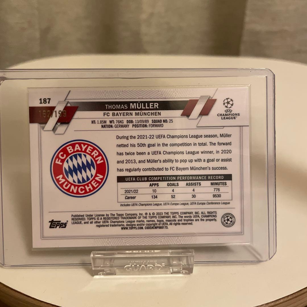 トーマス・ミュラー カード バイエルン シリアルナンバー - メルカリ