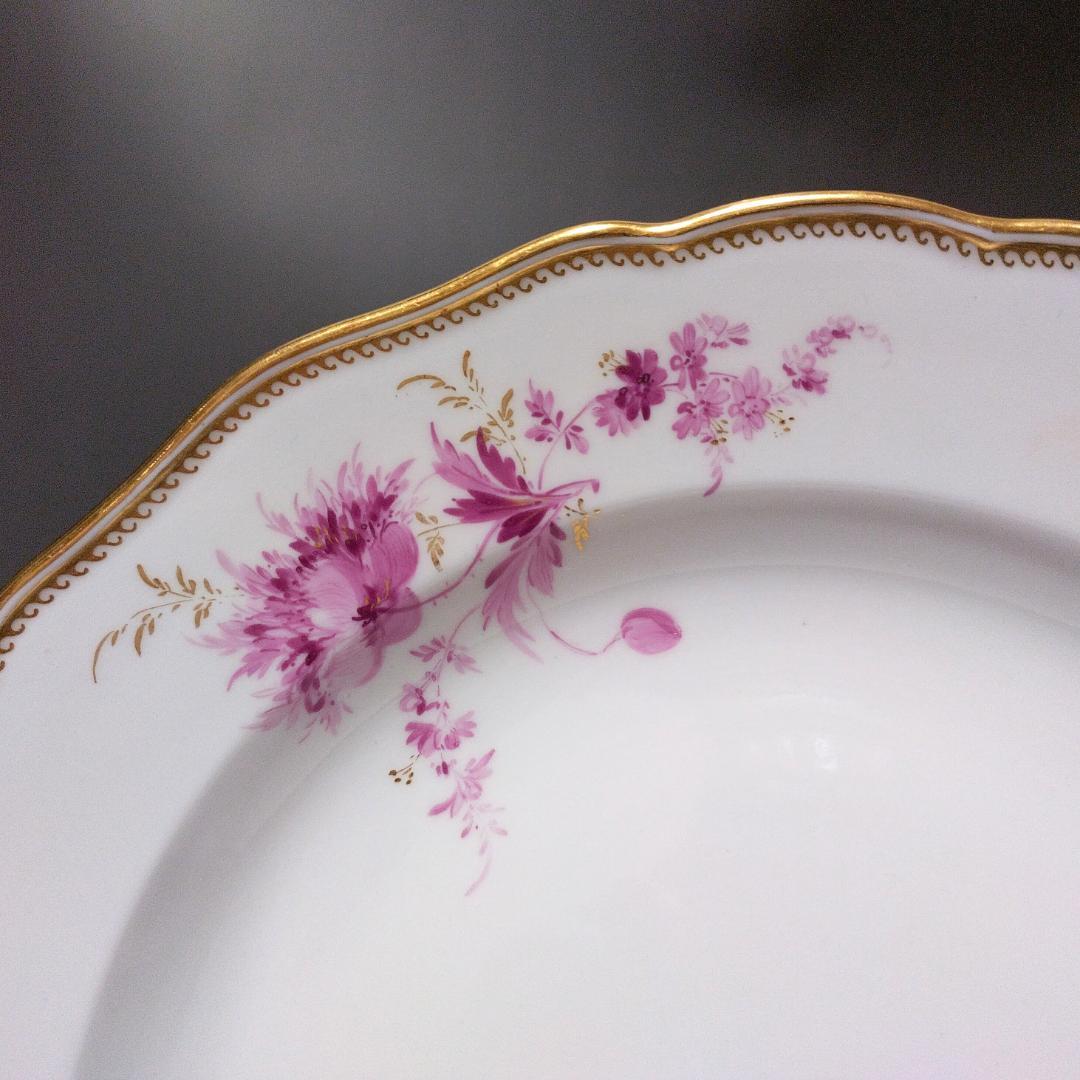 【御専用】マイセン Meissen 1880年頃 金彩カマユピンク プレート
