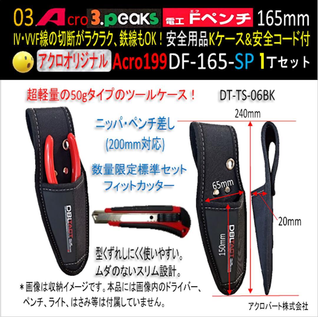 Acro199-3P電工FペンチDF-165安全用品Kケース&安全コード付01