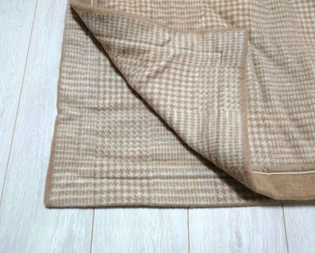 ミラショーン　毛布　ウール85%　カシミヤ15%