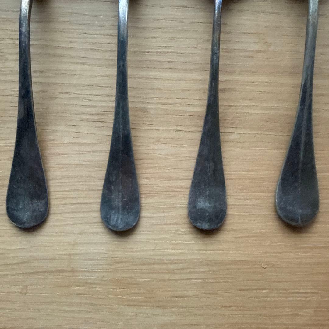 フランスアンティークスプーン4本GARE ST-LAZARE駅19世紀〜20世紀